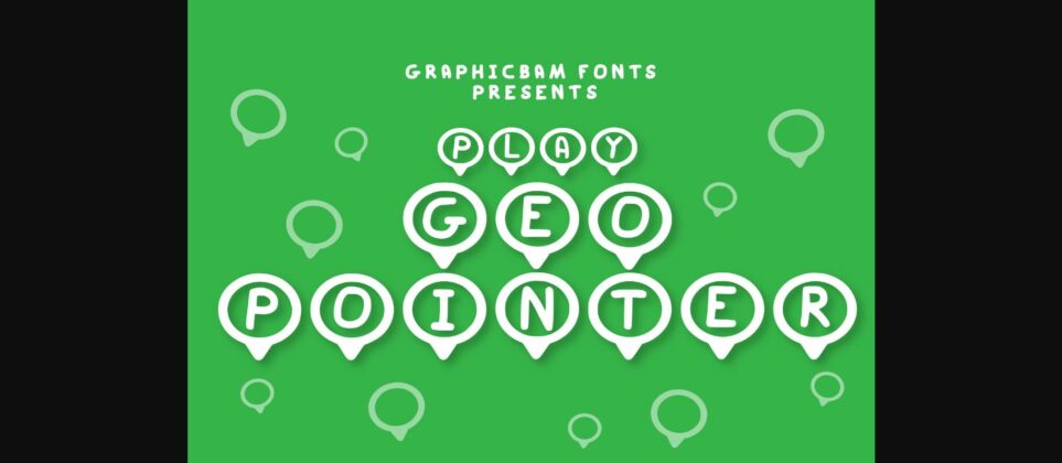 Play Geo Pointer Font Poster 1