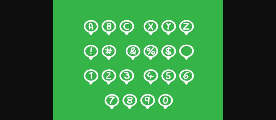 Play Geo Pointer Font Poster 4