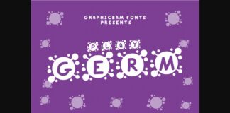 Play Germ Font Poster 1