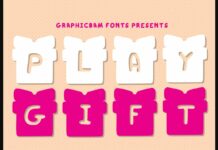 Play Gift Font Poster 1