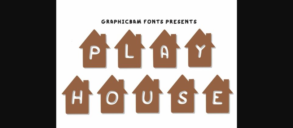 Play House Font Poster 3