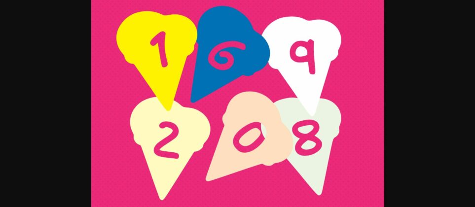 Play Ice Cream Font Poster 5