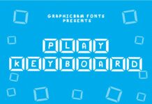 Play Key Board Font Poster 1