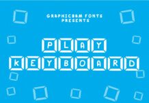 Play Key Board Font Poster 1