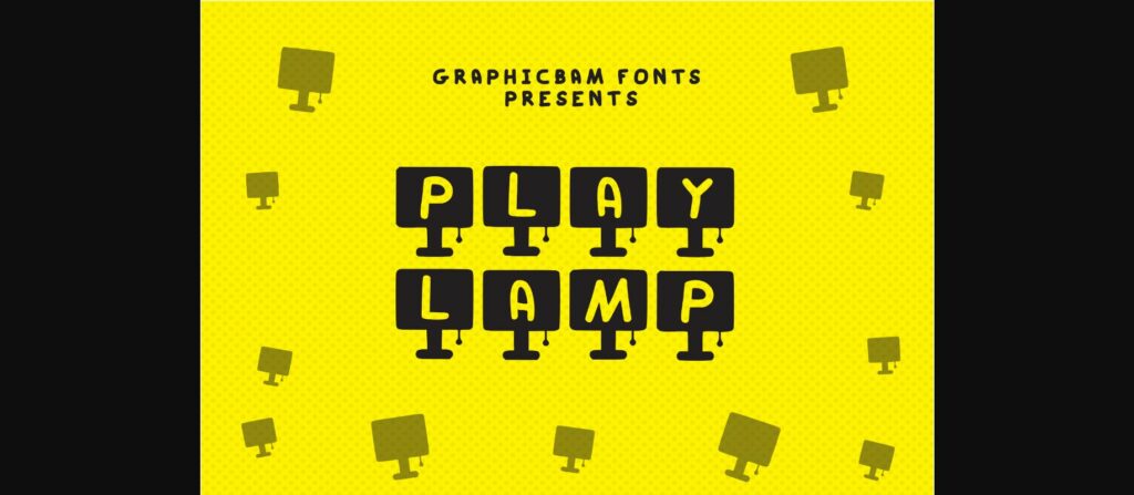 Play Lamp Font Poster 1