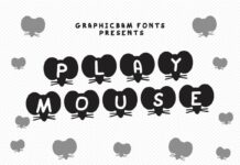 Play Mouse Font Poster 1