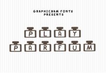 Play Parfum Font Poster 1