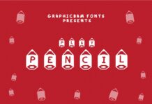 Play Pencil Font Poster 1