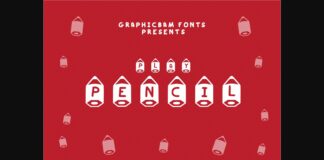 Play Pencil Font Poster 1