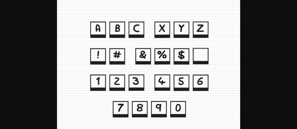 Play Photo Font Poster 2