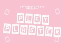 Play Plaster Font Play Plaster Font Poster 1