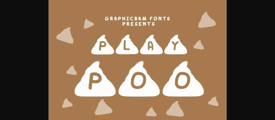 Play Poo Font Poster 3