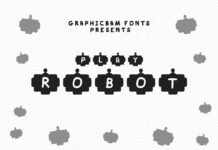 Play Robot Font Poster 1