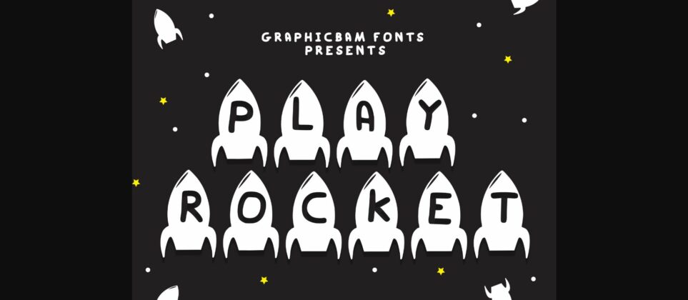 Play Rocket Font Poster 3