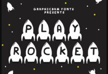Play Rocket Font Poster 1
