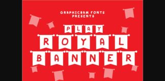 Play Royal Banner Font Poster 1
