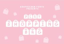 Play Shopping Bag Font Poster 1