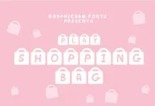 Play Shopping Bag Font Poster 1