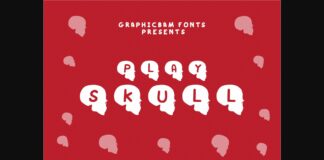Play Skull Font Poster 1