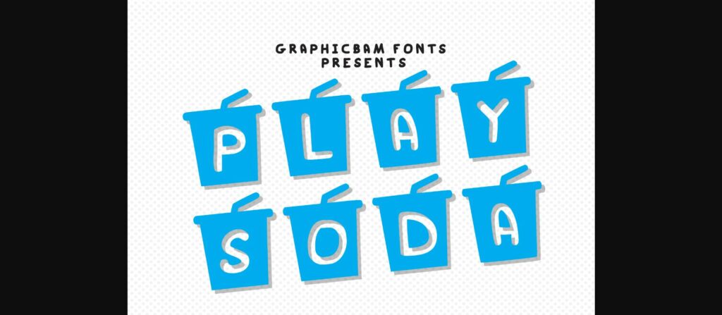 Play Soda Font Poster 3
