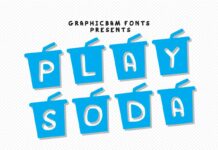 Play Soda Font Poster 1