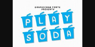 Play Soda Font Poster 1