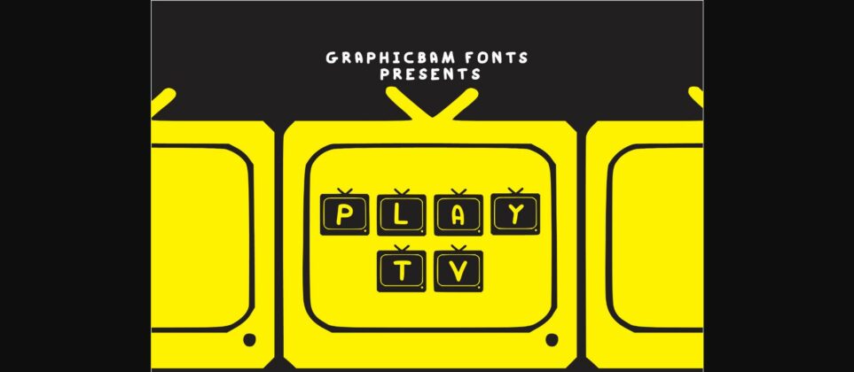 Play TV Font Poster 3