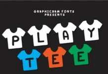 Play Tee Font Play Tee Font Poster 1