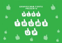 Play Thumb Up Font Poster 1