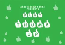Play Thumb Up Font Poster 1