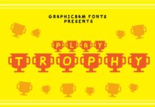 Play Trophy Font Poster 1