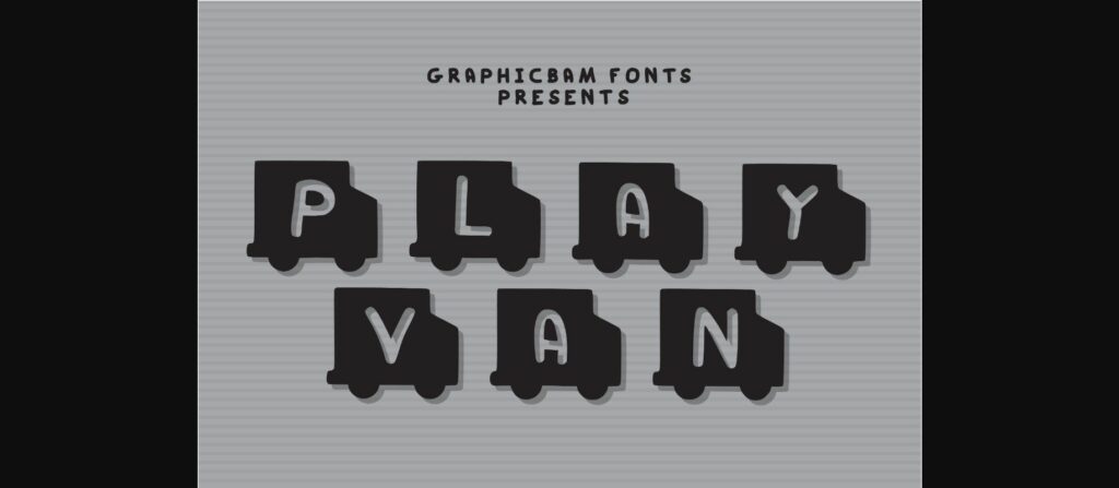 Play Van Font Poster 1