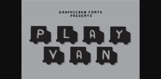 Play Van Font Poster 1
