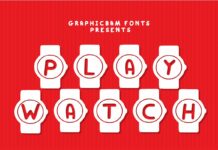 Play Watch Font Poster 1