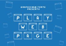 Play Web Page Font Poster 1