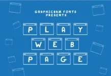Play Web Page Font Poster 1