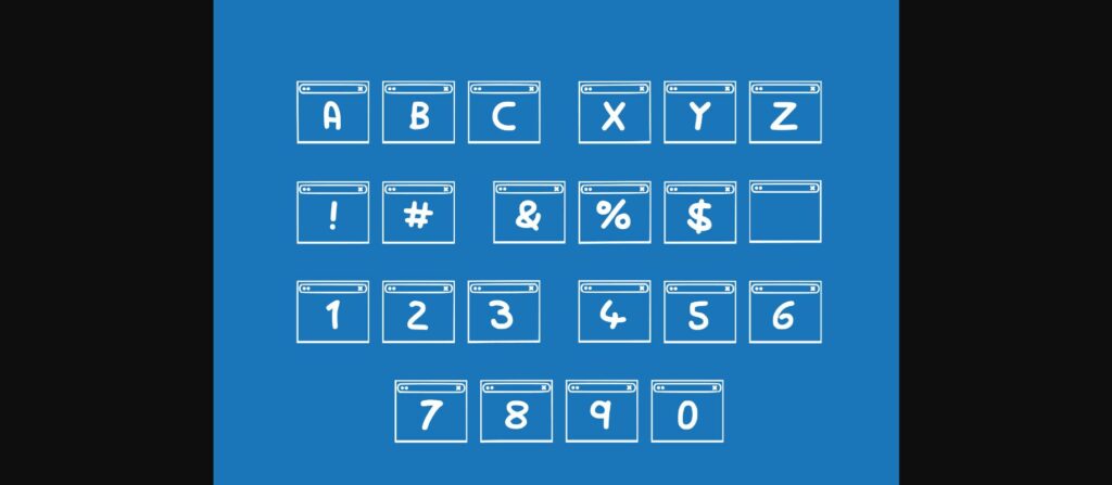 Play Web Page Font Poster 4