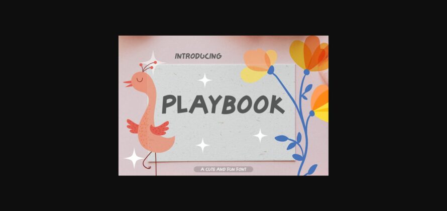 Playbook Font Poster 1
