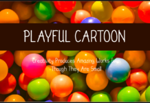 Playful Cartoon Font Poster 1