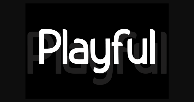 Playful Font Poster 1