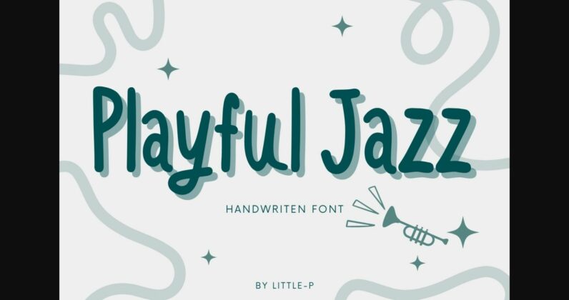 Playful Jazz Font Poster 3