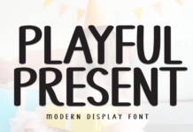 Playful Present Font Poster 1