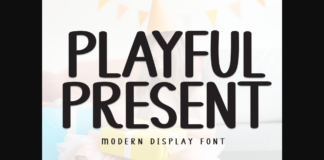 Playful Present Font Poster 1