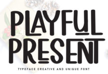 Playful Present Font Poster 1