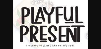 Playful Present Font Poster 1