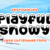 Playful Snowy Font