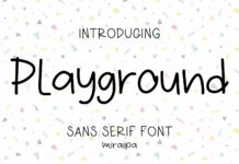 Playground Font Poster 1