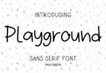 Playground Font Poster 1