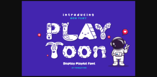 Playtoon Font Poster 1