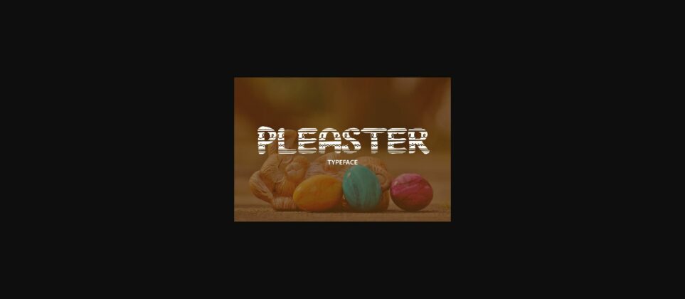 Pleaster Font Poster 1